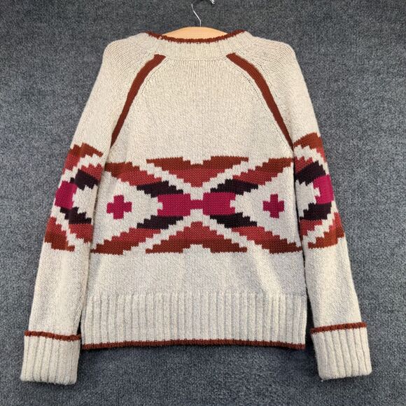 Smartwool Women's CHUP Qo'a Pullover Sweater Small Multi Raglan Sleeve Cozy - Picture 6 of 13